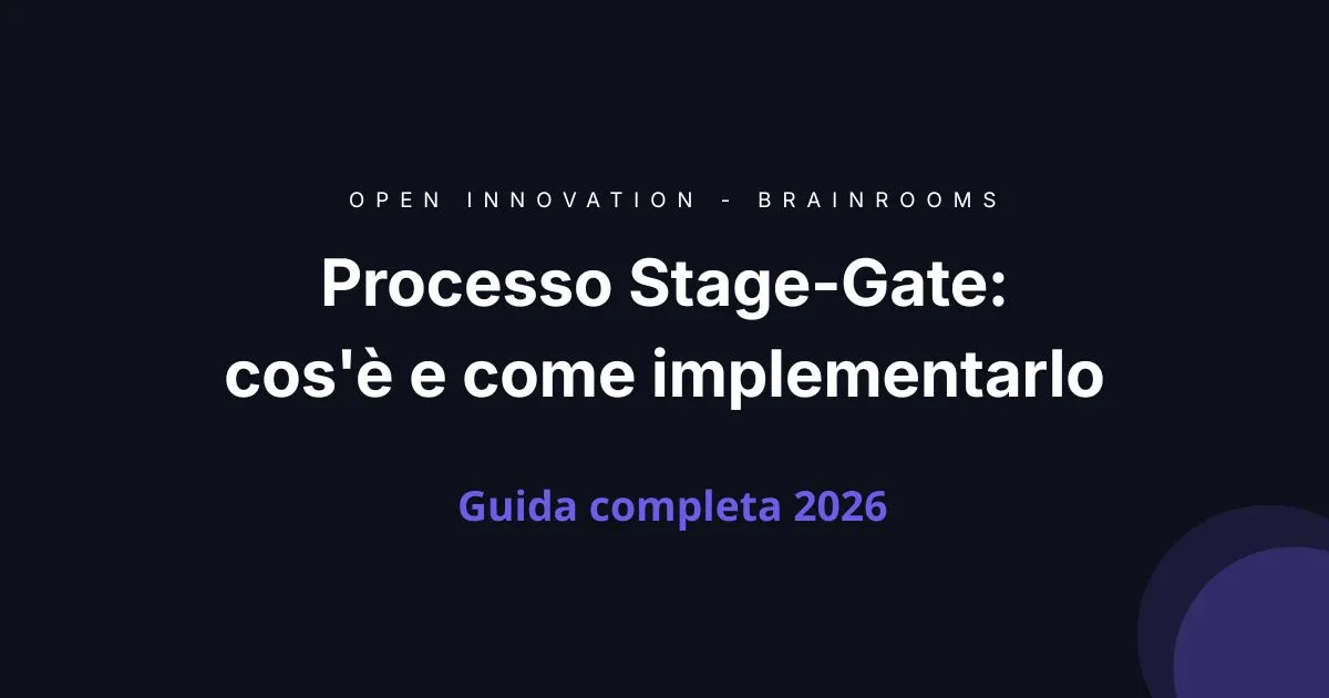 Processo Stage-Gate: cos'è e come implementarlo in azienda